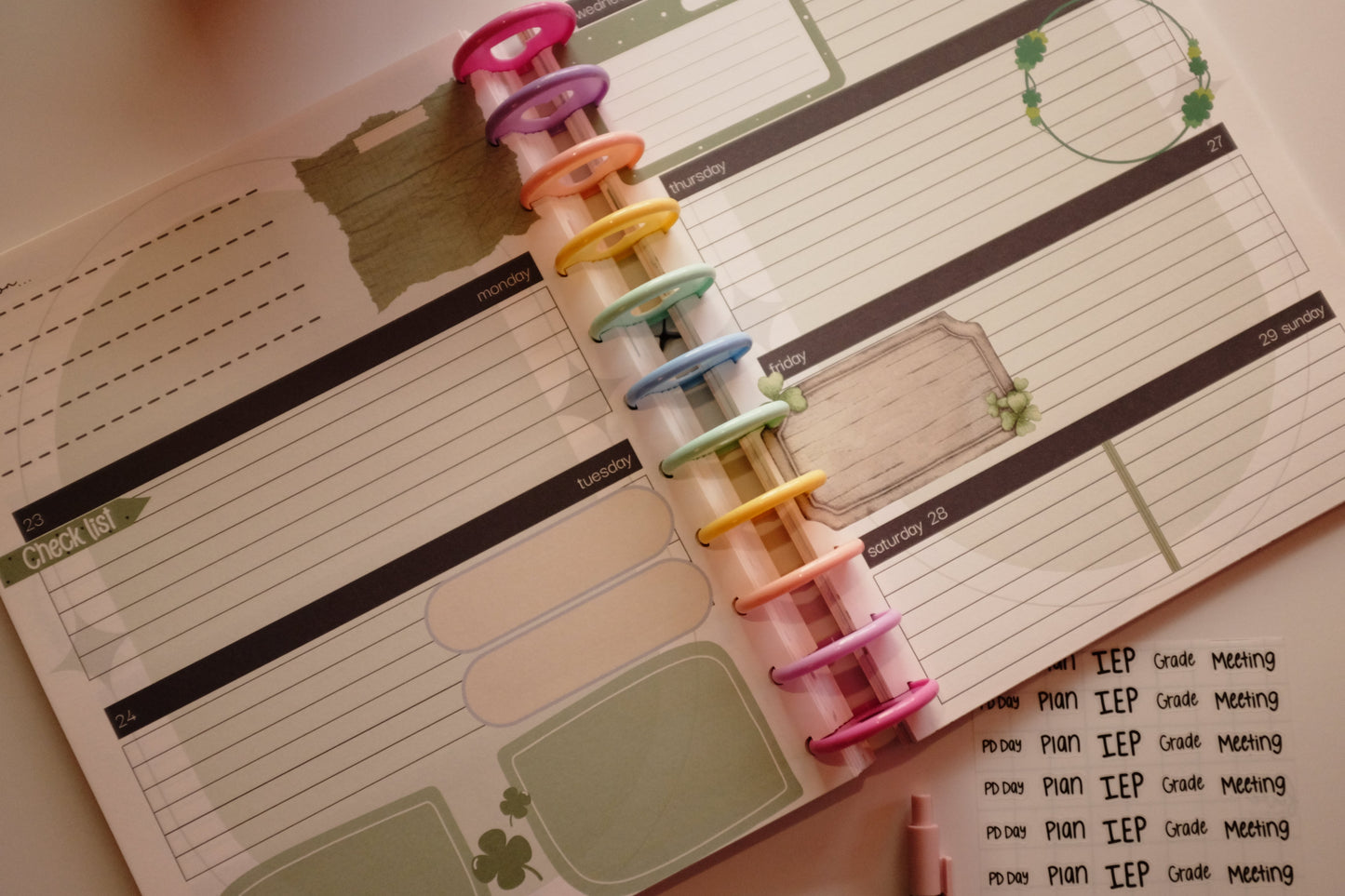 2025 School Year Planner