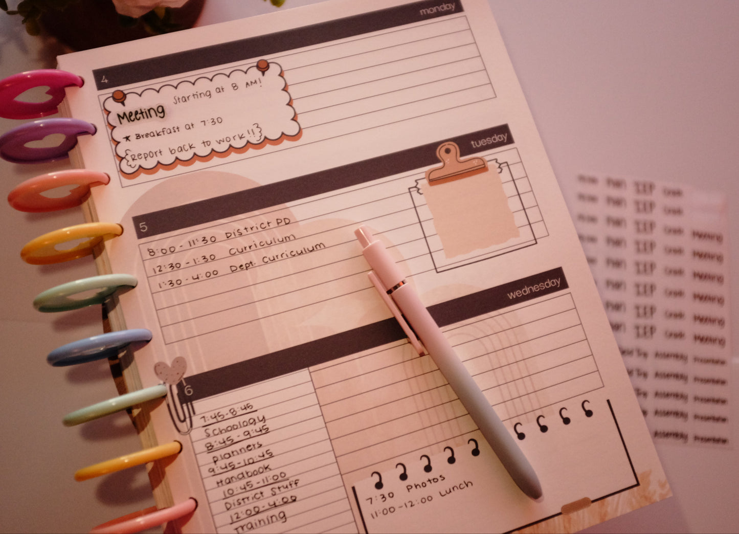 2025 School Year Planner