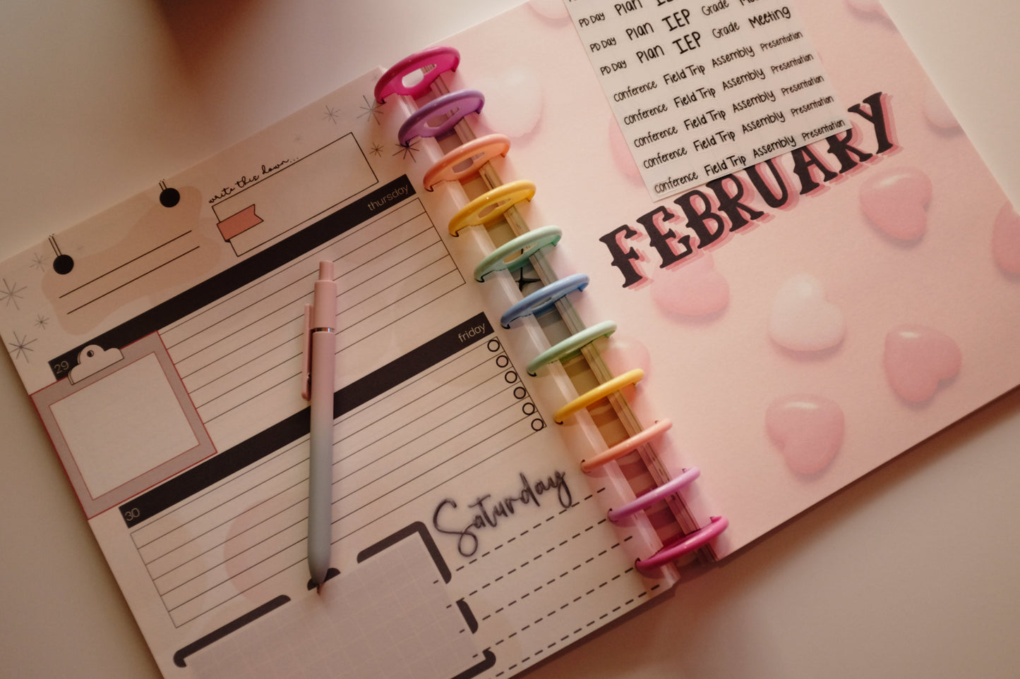 2025 School Year Planner