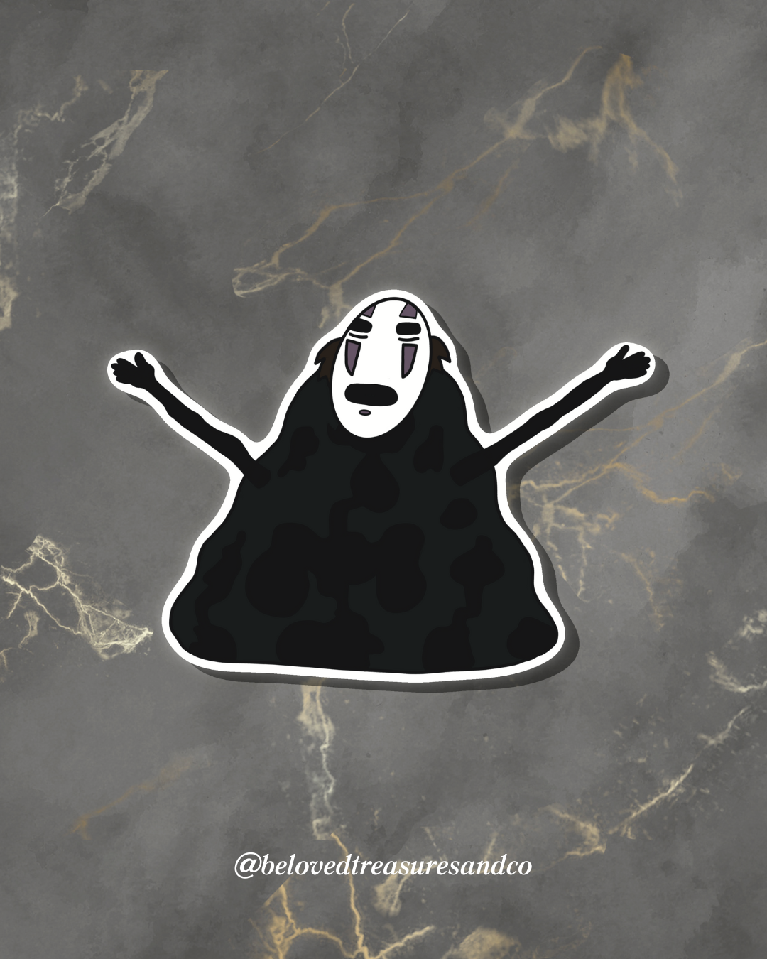 No Face "Spirited Away" inspired Sticker