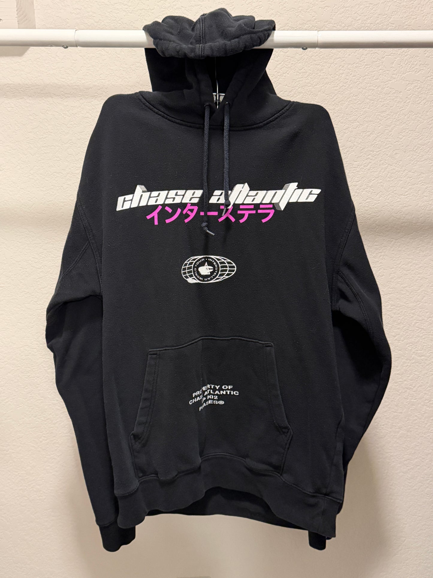 Chase Atlantic 2019 Black "Phases" Tour Hoodie