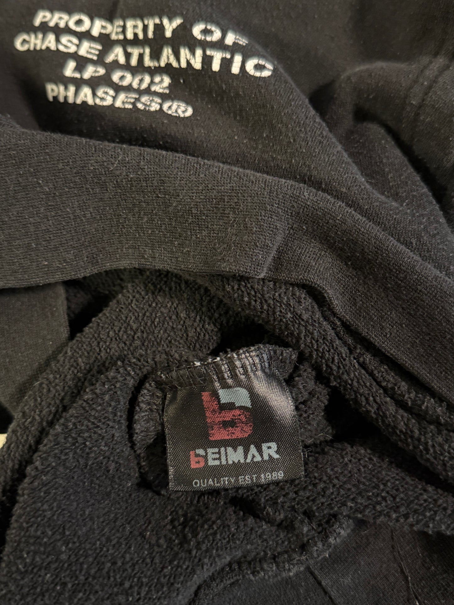 Chase Atlantic 2019 Black "Phases" Tour Hoodie