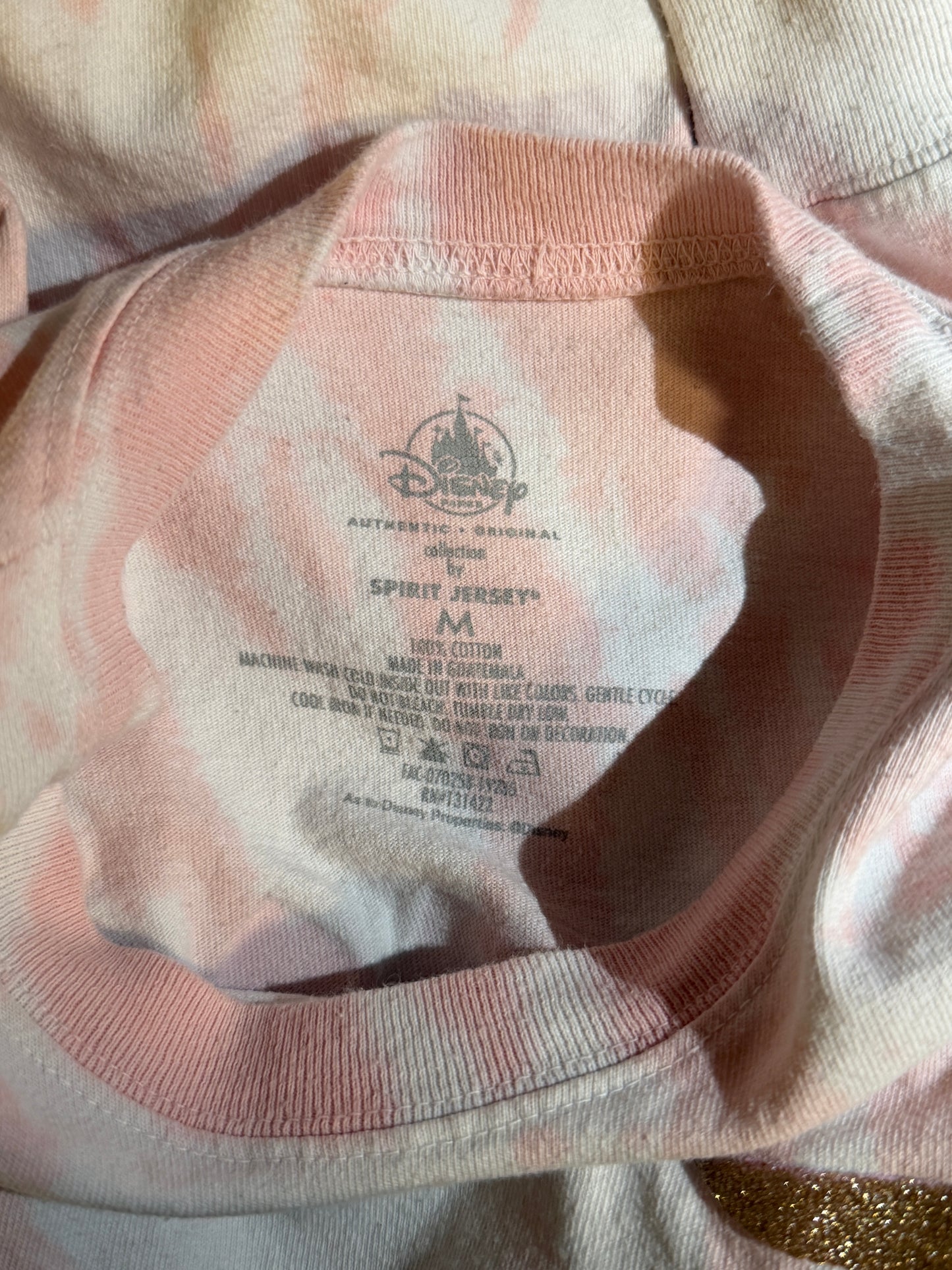 Disney Parks Disneyland "Briar Rose Gold" Tie-Dye Spirit Jersey