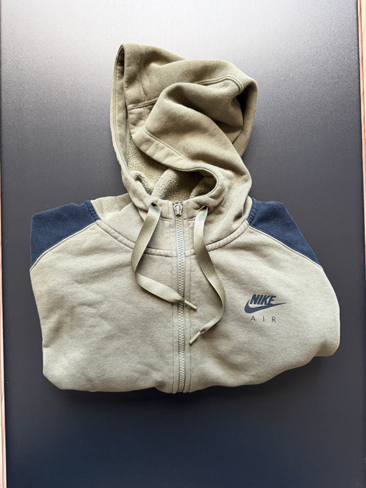 Nike Air Women's Olive Green/black/grey Zip-Up