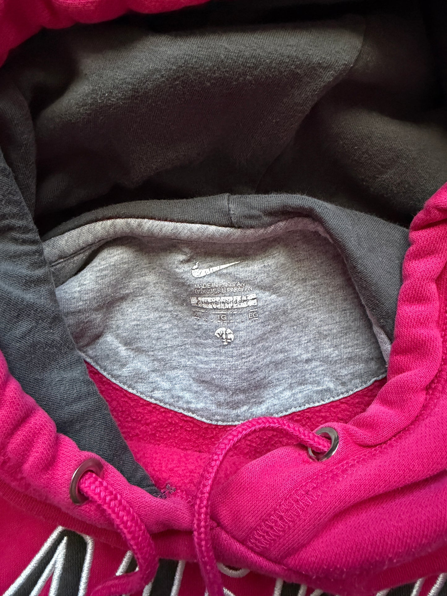 Nike Vintage Y2K Hot Pink Hoodie