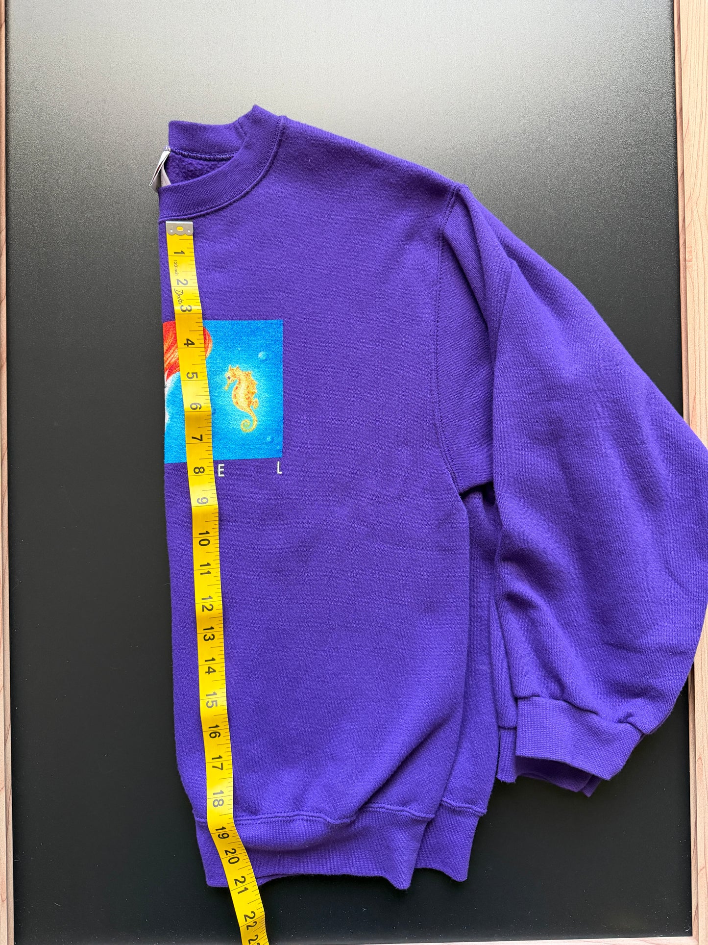 Vintage 1990s Disney Store Ariel & Seahorse Crewneck Sweatshirt