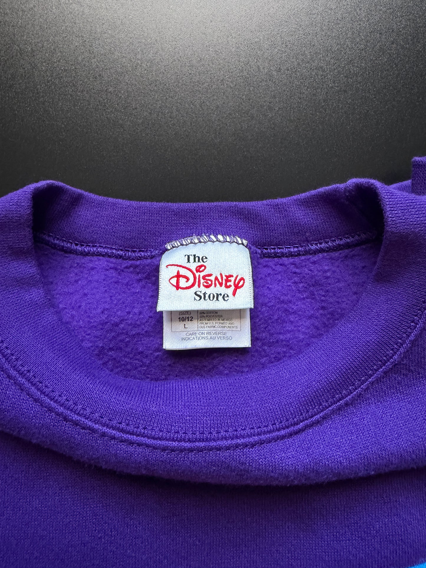 Vintage 1990s Disney Store Ariel & Seahorse Crewneck Sweatshirt