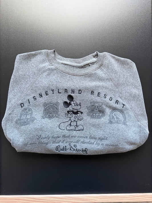 Vintage Disneyland Resort Grey Crewneck