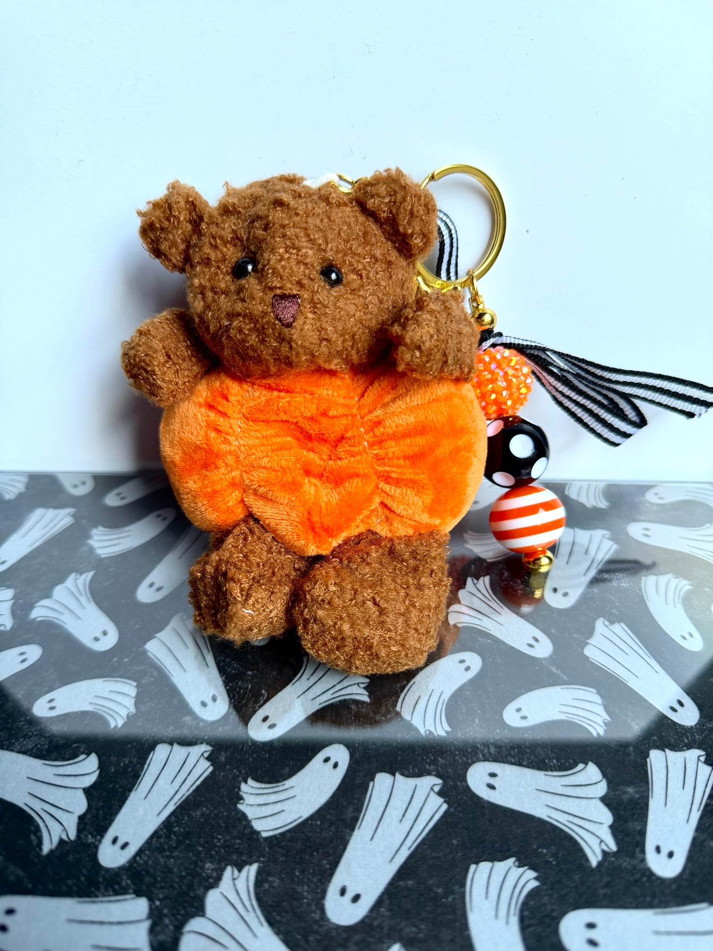 A Beary Halloween Bag Charm Keychain